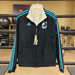 Adidas MNUFC Minnesota United FC Reversible Track Jacket Brand New